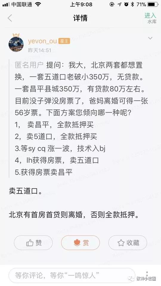 水库论坛|欧神文集|欧神小密圈|欧成效|房产投资官网